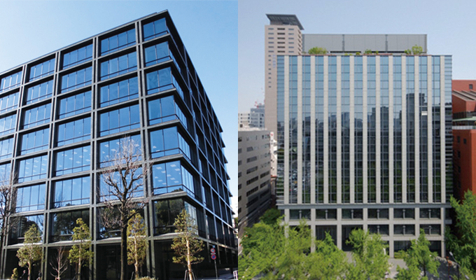 Tokyo Branch(Left)/Osaka Branch(Right)