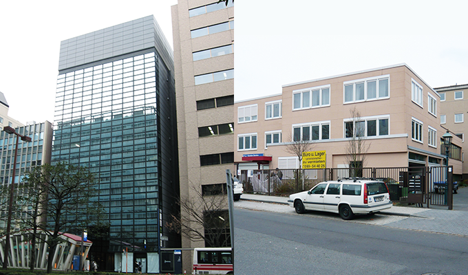 本社・福岡支店(左)/EUオフィス(右)