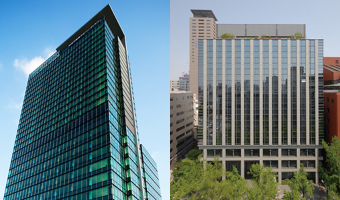 Tokyo Branch（Left）/Osaka Branch（Right）